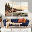 Serene Coastal View of Acadia National Park Wall Art -