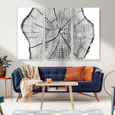 Rustic Tree Ring Wall Art Canvas Print – Framed and Ready to by MyGreatCanvas | Canvas Wall Art Prints | Photo Prints & Wall Decor