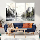 Yosemite Valley Wall Art Canvas Print – Framed and Ready to