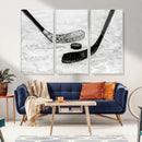 Winter Ice Hockey Sport Canvas Wall Art Print - Hockey Wall by MyGreatCanvas | Canvas Wall Art Prints | Photo Prints & Wall Decor