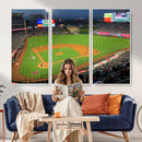 Angel Stadium Aerial Canvas Print – Los Angeles Angels