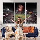 Fireworks at Angel Stadium – Los Angeles Angels Canvas