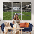 Dallas Cowboys Football Team Print - Arlington AT&T Stadium