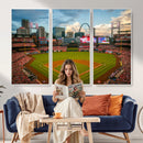 Busch Stadium Wall Art Print | St. Louis Cardinals Baseball