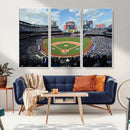 New York Mets Baseball Team Print - Citi Field Stadium Wall