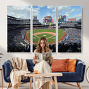New York Mets Baseball Team Print - Citi Field Stadium Wall