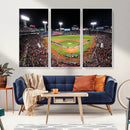Fenway Park Wall Art Canvas Print | Large Baseball Stadium