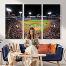 Fenway Park Wall Art Canvas Print | Large Baseball Stadium