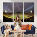 Michigan Wolverines Print - Michigan Stadium Wall Art Canvas