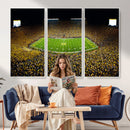 Stadium in Michigan Wall Art Canvas Print, Framed American