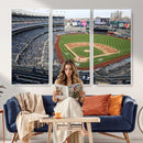 New York Yankees Baseball Team Print - Yankee Stadium Wall