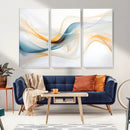 Decorative Turquoise Abstract Wave Wall Art Canvas Print by MyGreatCanvas | Canvas Wall Art Prints | Photo Prints & Wall Decor