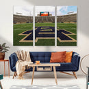 Notre Dame Stadium Giclee Canvas Print | Triptych Wall Art