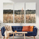 Rustic Field Landscape Wall Art Print, Giclee Canvas Wall