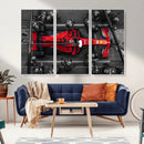 Ferrari Pit Stop Canvas Wall Art – Precision and Speed