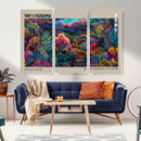 Framed Japanese 1986 Wall Art Print, Yayoi Kusama 1986 Wall