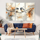 Beautiful Birds Wall Art – Framed Watercolor Branch Canvas by MyGreatCanvas | Canvas Wall Art Prints | Photo Prints & Wall Decor