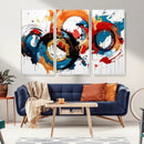 Abstract Wall Art, Rings Wall Art Canvas Print