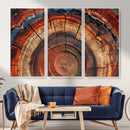 Abstract Tree Ring Art, Colorful Tree Ring Wall Decor, by MyGreatCanvas | Canvas Wall Art Prints | Photo Prints & Wall Decor