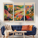 Yayoi Kusama Japanese Art Canvas Print, Abstract Art, Large