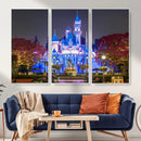 Disney Castle Wall Art Canvas Print – Magical Fairytale