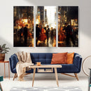 Abstract Jazz Art Wall Art Canvas Print – Colorful Musical