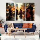 Jazz Wall Art Canvas Print – Colorful Musical Instrument