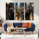 Jazz Canvas Wall Art Print – Abstract African American Music