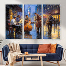 Colorful Jazz Wall Art - African American Music Canvas Print