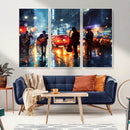 African American Jazz Canvas Wall Art Print – Abstract Music