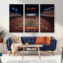 Texas Stadium Night Game Wall Art Canvas Print – Vibrant