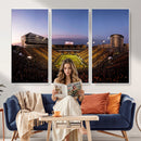 Iowa Hawkeyes Kinnick Stadium Wall Art Canvas Print, Framed