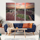 Indiana Memorial Stadium Wall Art Canvas Print, Framed