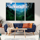 Tropical Jungle Wall Art Canvas Print – Framed Lush Valley by MyGreatCanvas | Canvas Wall Art Prints | Photo Prints & Wall Decor