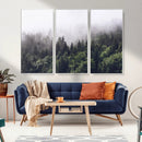 Misty Forest Wall Art Canvas Print, Serene Foggy Pines and by MyGreatCanvas | Canvas Wall Art Prints | Photo Prints & Wall Decor