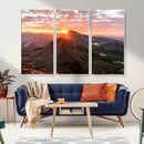 Mountain Sunrise Wall Art – Framed Alpine Ridge Canvas by MyGreatCanvas | Canvas Wall Art Prints | Photo Prints & Wall Decor