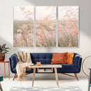 Pastel Grasses Wall Art Canvas Print – Framed Soft Meadow