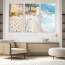 Beach Wall Art Canvas Print – Framed Coastal Seascape Summer