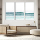 Surfing Wall Art Canvas Print – Framed Ocean Waves