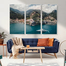 Amalfi Coast Wall Art – Framed Italian Seaside Canvas by MyGreatCanvas | Canvas Wall Art Prints | Photo Prints & Wall Decor