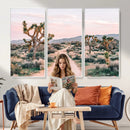 Joshua Tree Park Wall Art Canvas Print – Framed Desert Road by MyGreatCanvas | Canvas Wall Art Prints | Photo Prints & Wall Decor
