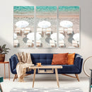 Calm Beach Wall Art – Framed Turquoise Water Canvas Artwork, by MyGreatCanvas | Canvas Wall Art Prints | Photo Prints & Wall Decor