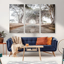 Cypress Tunnel Wall Art – Framed Misty Road Canvas Artwork, by MyGreatCanvas | Canvas Wall Art Prints | Photo Prints & Wall Decor