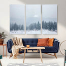 Winter Forest Wall Art Canvas Print – Framed Snowy Landscape by MyGreatCanvas | Canvas Wall Art Prints | Photo Prints & Wall Decor