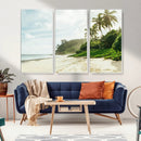 Relaxing Beach Wall Art Canvas Print – Framed Ocean View