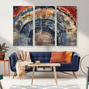 Tree Rings Wall Art Canvas Print – Framed Petrified Wood by MyGreatCanvas | Canvas Wall Art Prints | Photo Prints & Wall Decor
