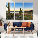 Saguaro Cactus Wall Art Canvas Print – Framed Desert Sunset by MyGreatCanvas | Canvas Wall Art Prints | Photo Prints & Wall Decor