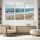 Ocean Wall Art Canvas Print – Moody Coastal Seascape Scene