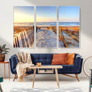 Ocean Sunset Wall Art Canvas Print – Nautical Beach