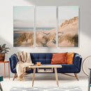 Beach Landscape Wall Art Canvas Print – Framed Sand Dune